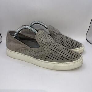 Vince Camuto Womens Bristie Sneaker Storm Gray Leather Slip On Shoe Size 6M​​